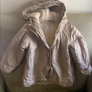 Zara Sherpa-lined sweater